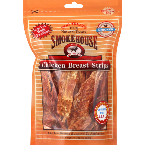 Smokehouse Dog Treats, Chicken Breast Strips