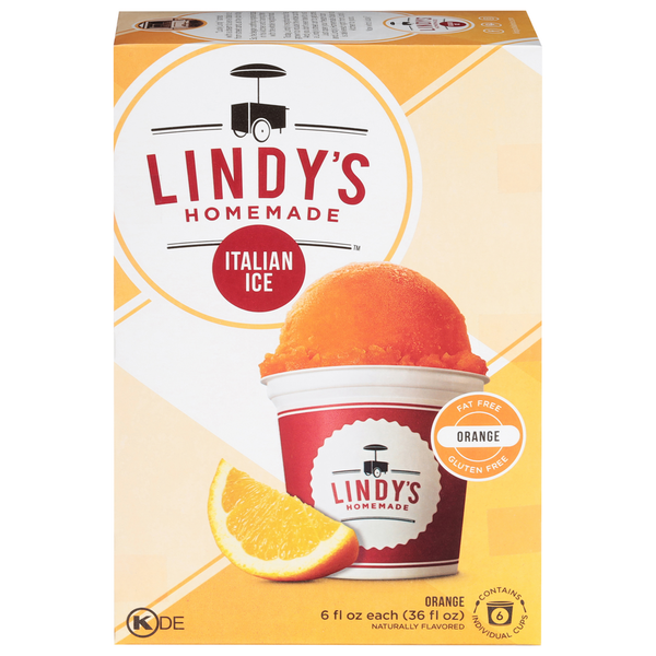 Lindy's Homemade Italian Ice, Orange Same-Day Delivery or Pickup