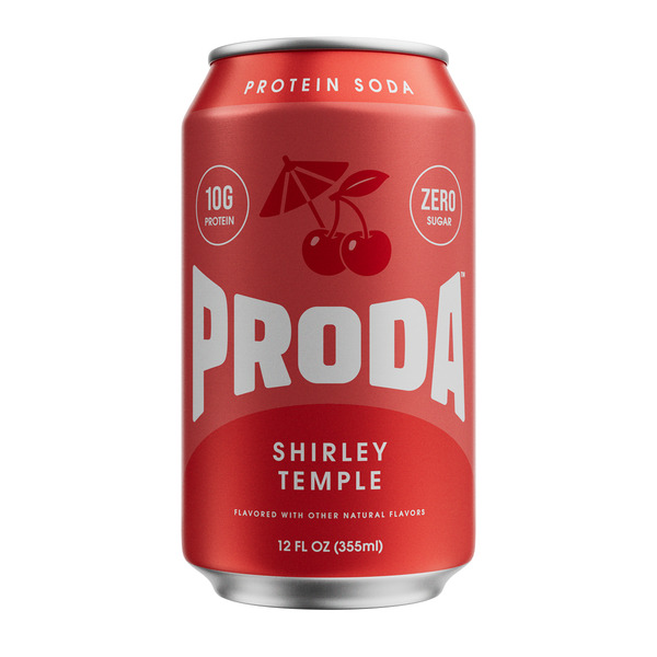 Sprouts Farmers Market Proda Soda Shirley Temple Protein Soda Same