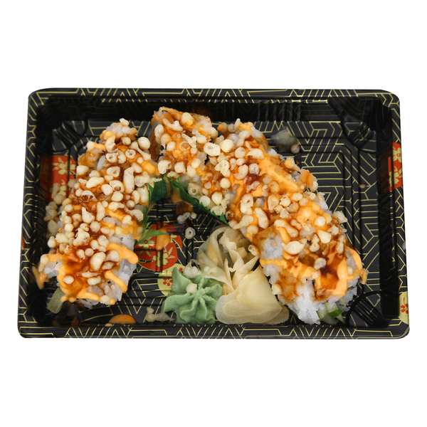 Hissho Sushi Shrimp Roll, Crunchy, Spicy/Cooked