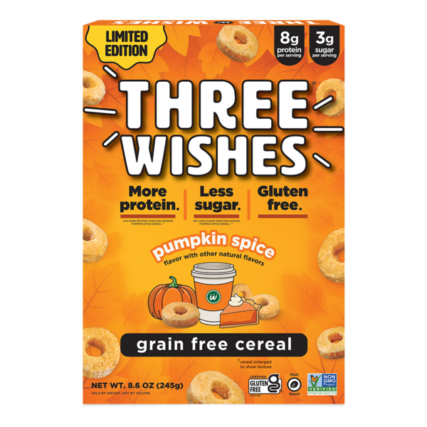 Three Wishes Pumpkin Spice Cereal Same-Day Delivery or Pickup