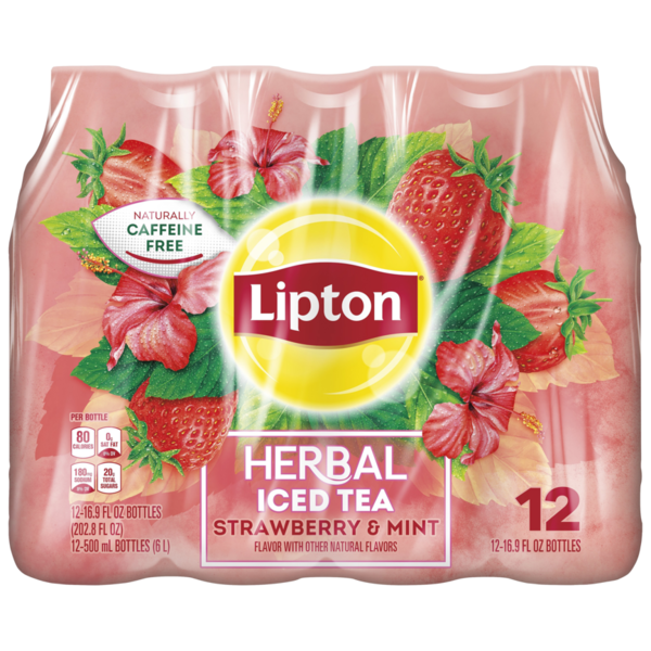 Lipton Herbal Strawberry Mint Iced Tea Same-Day Delivery or Pickup