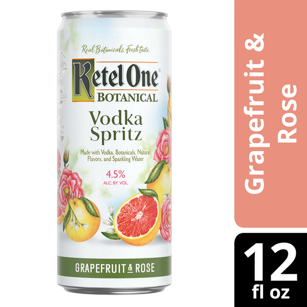 Ketel One Botanical Vodka Spritz Grapefruit & Rose Same-Day