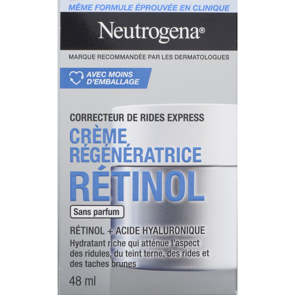 Neutrogena Anti Aging Retinol Face Cream With Hyaluronic Acid Same