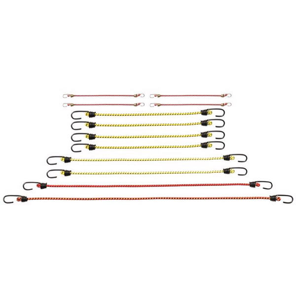Keeper Bungee Cords, 12 Pack