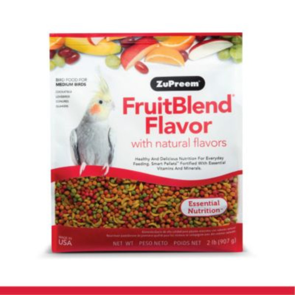 ZuPreem FruitBlend Medium Pet Bird Seed, 2 lb.