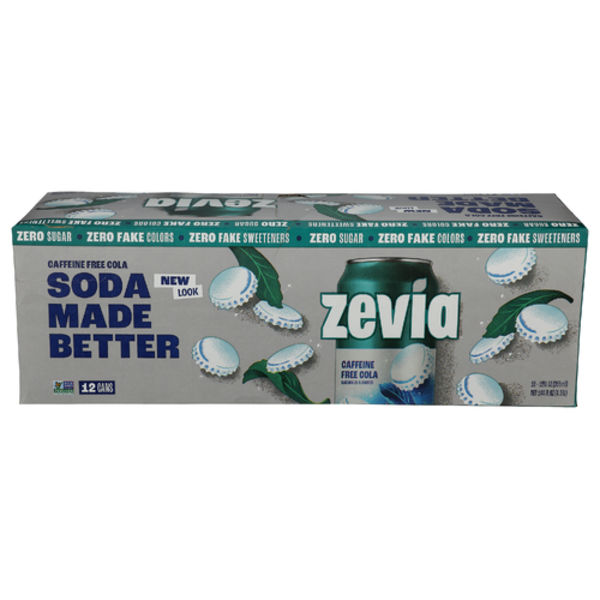 Zevia Caffeine Free Cola Zero Calorie Soda 12 Pack Same-Day