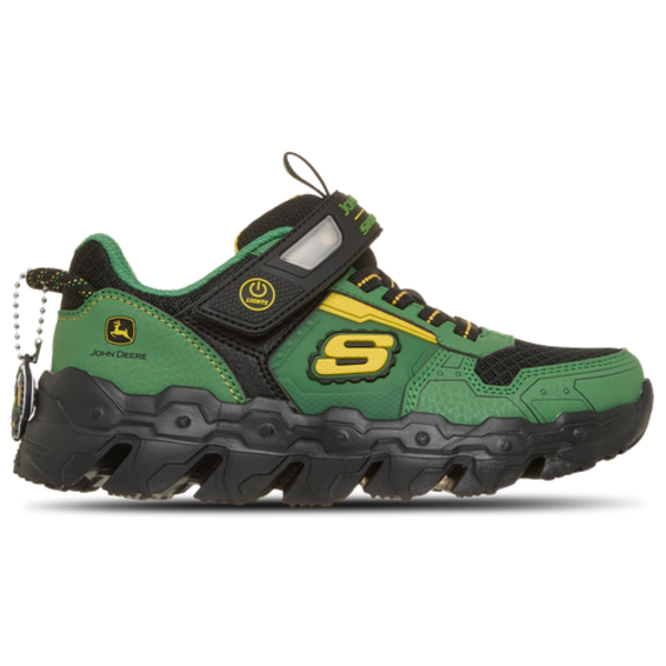 Skechers John Deere Boys' Preschool Lighted Sneaker, Size 1.5 - Green/Black