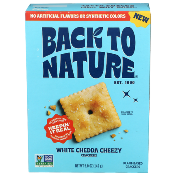 Back To Nature White Chedda Cheezy Crackers