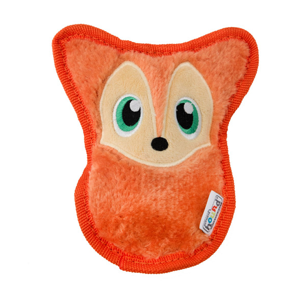Outward Hound Fox Invincibles Squeaky Stuffing-Free Plush Dog Toy