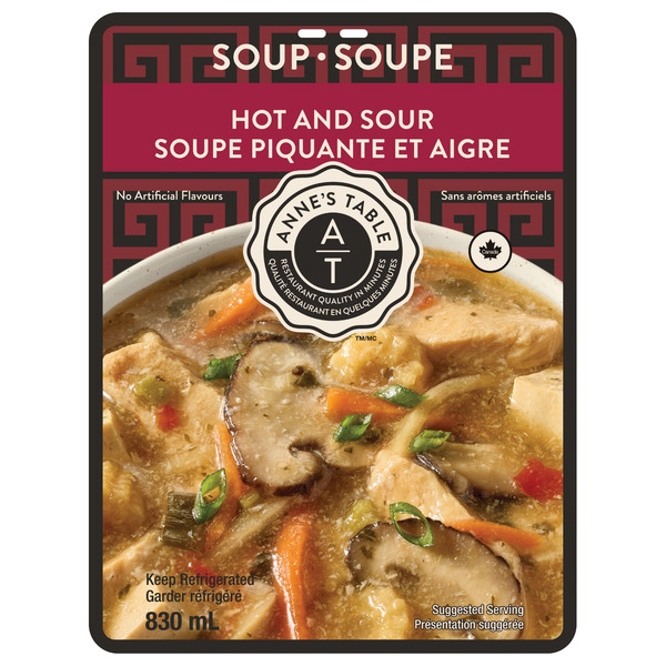 Anne's Table Hot Sour Soup 2 x 830 ml