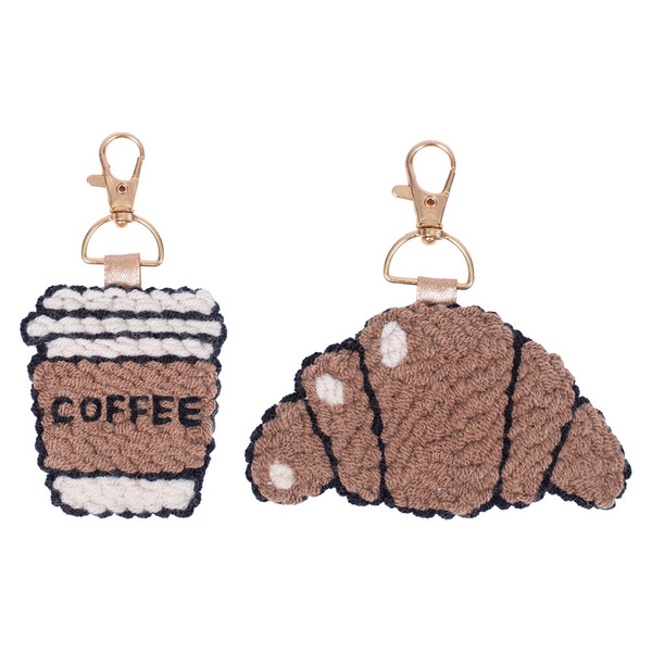 Pembrook Breakfast Punch Needle Keychain Kit Same-Day Delivery or