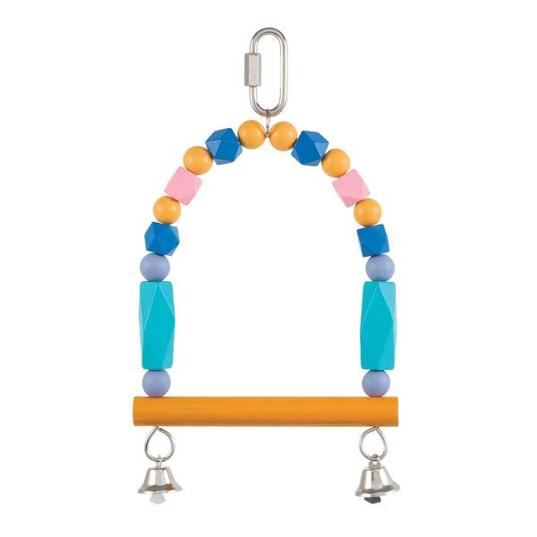 All Living Things Beaded Wood Swing, Small
