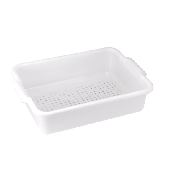 Winco - White Perforated Bus Box Heavyweight