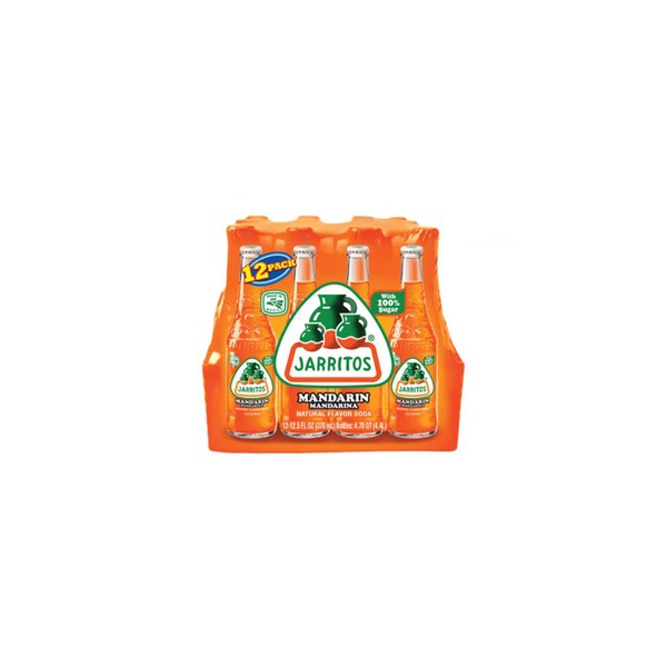 Jarritos Soda, Mandarin, 12 Pack