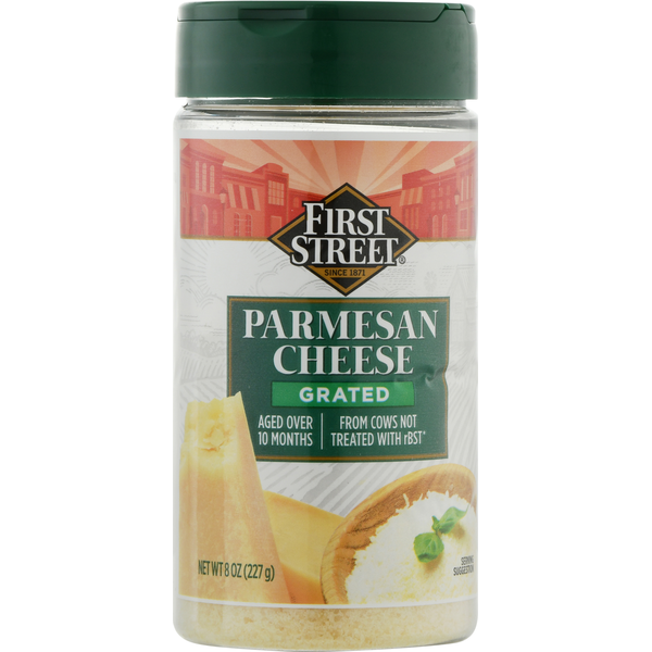 First Street Grated Cheese, Parmesan
