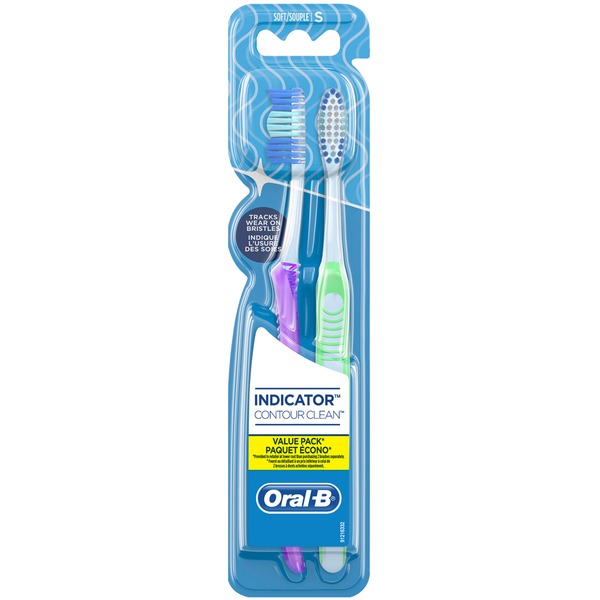 OralB Indicator Contour Clean Soft Toothbrushes (2 ct) from Shoppers