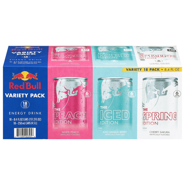 Red Bull Spring Edition Variety Pack, 8.4 oz, 18-count