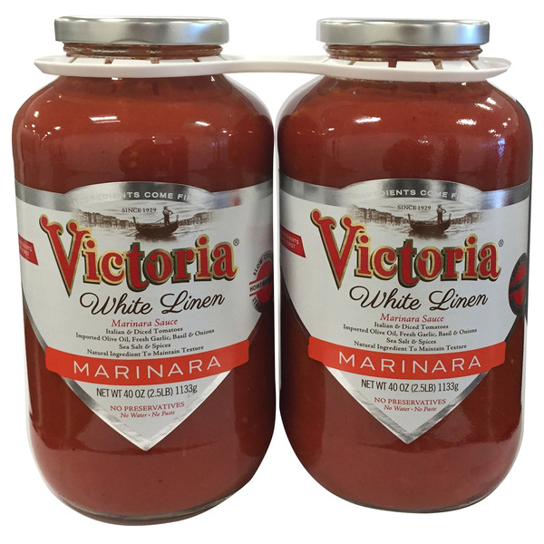 White Linen Marinara Sauce, 2 x 40 oz
