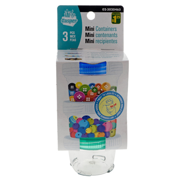 Crafts Mini Plastic Containers Same-Day Delivery | Dollarama
