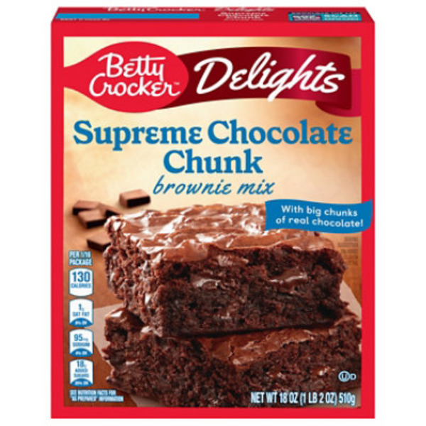 Betty Crocker Supreme Chocolate Chunk Brownie Mix