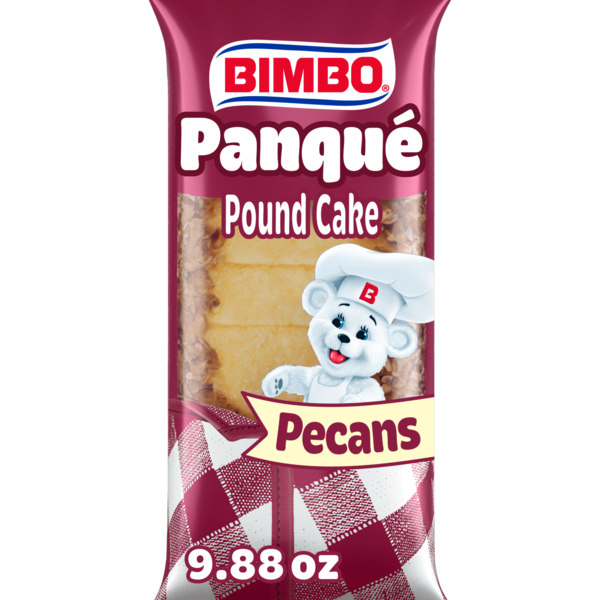 Bimbo  Panqué con Nuez, Plain, Pound Cake with Pecans, Pound Cakes, 9.88 oz