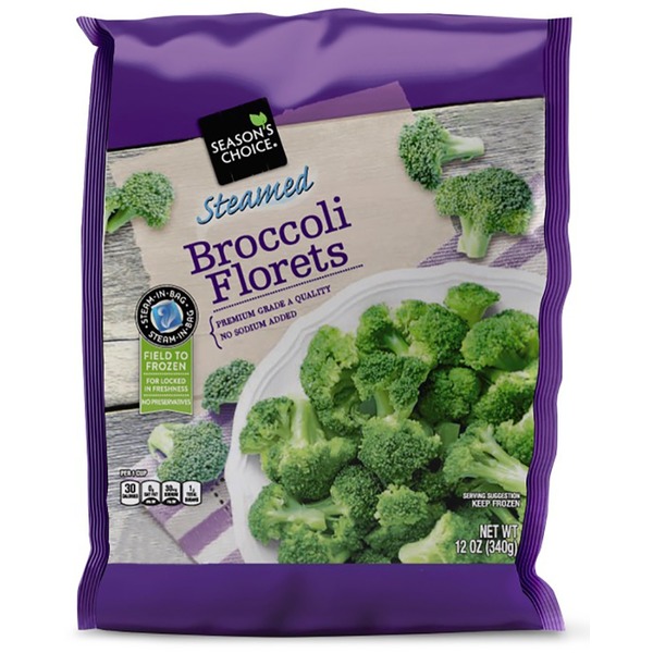 Season's Choice Steamable Frozen Broccoli Florets