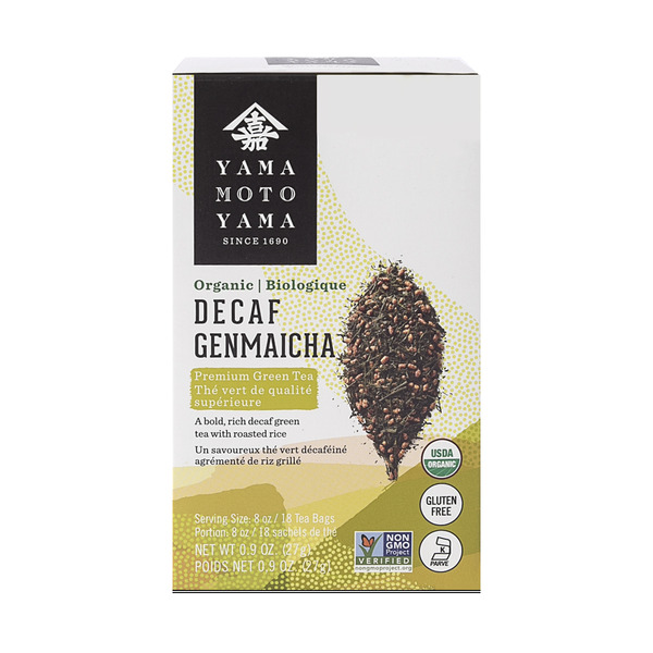 GANMA ダンテ Yamamotoyama Organic Decaf Genmaicha Green Tea Bags Same-Day