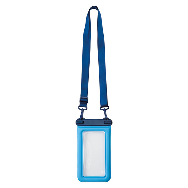Crane Blue/Dark Blue Waterproof Phone Pouch Same-Day Delivery or