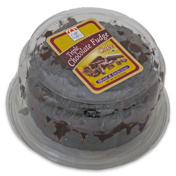 Café Valley Bakery Triple Chocolate Fudge Cake Same-Day Delivery
