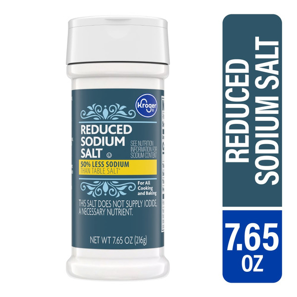 Kroger Kroger Reduced Sodium Salt Same-Day Delivery or Pickup | Instacart