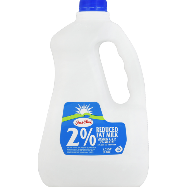 Cass-Clay Milk, Reduced Fat, 2% Milkfat Same-Day Delivery or