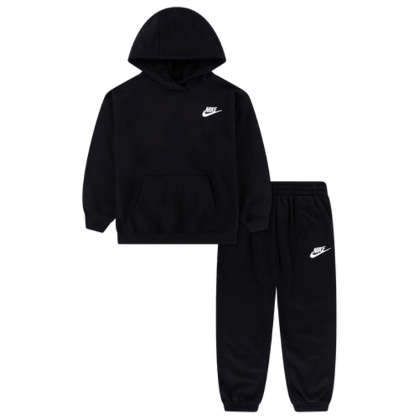 Nike Boys' Infant Club Fleece Oversized Set, Size 7 - Black/Black