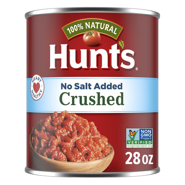 Hunt's Crushed Tomatoes 100% Natural With No Salt Added Same-Day