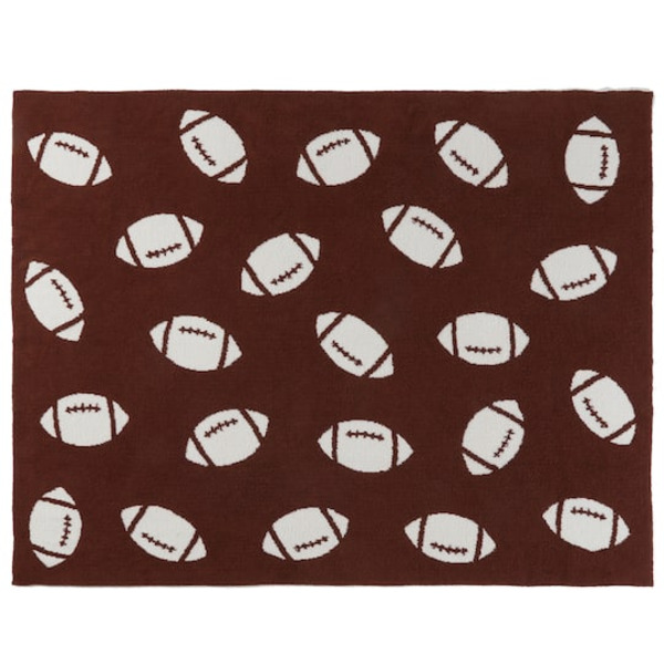Celebrate It Football Blanket, 50 x 60 in - Brown