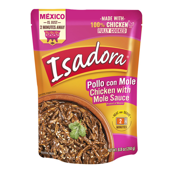 Isadora Fully Cooked Chicken With Mole Sauce