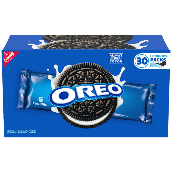 Oreo Chocolate Sandwich Cookies, Snack Packs 72 oz Delivery or