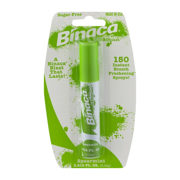 Binaca AEROblast Sugar-Free Spearmint Same-Day Delivery or Pickup ...