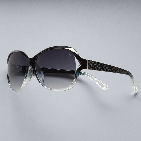 Simply Vera Vera Wang Oversized Square Rascal Glasses - Black & Smoke