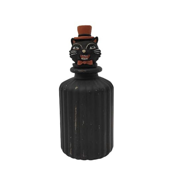 Ashland Black Cat Bottle Tabletop Decor