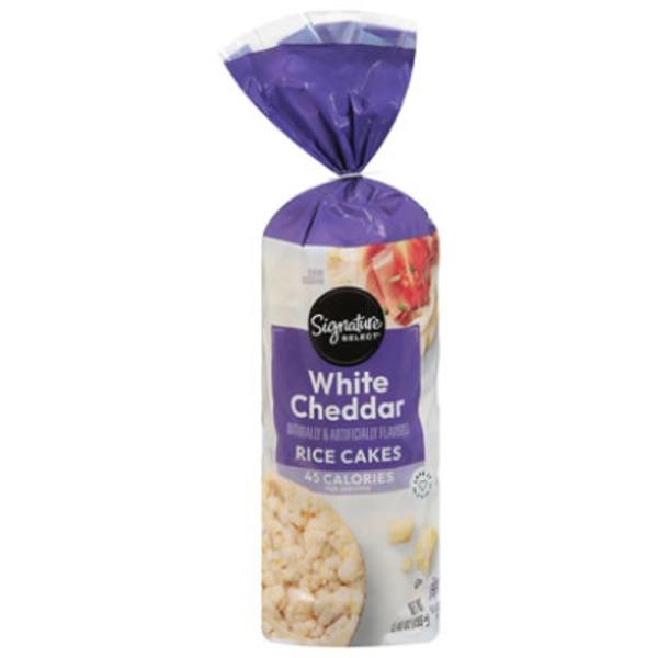 Signature SELECT Rice Cakes, Gluten Free, White Cheddar