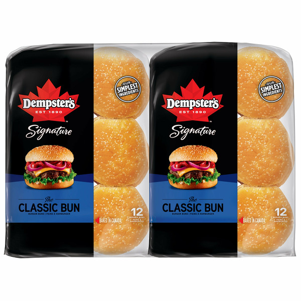 Deluxe White Hamburger Bun