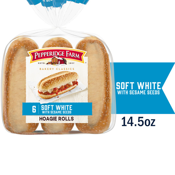 Pepperidge Farm Soft White with Sesame Seeds Hoagie Rolls Same-Day