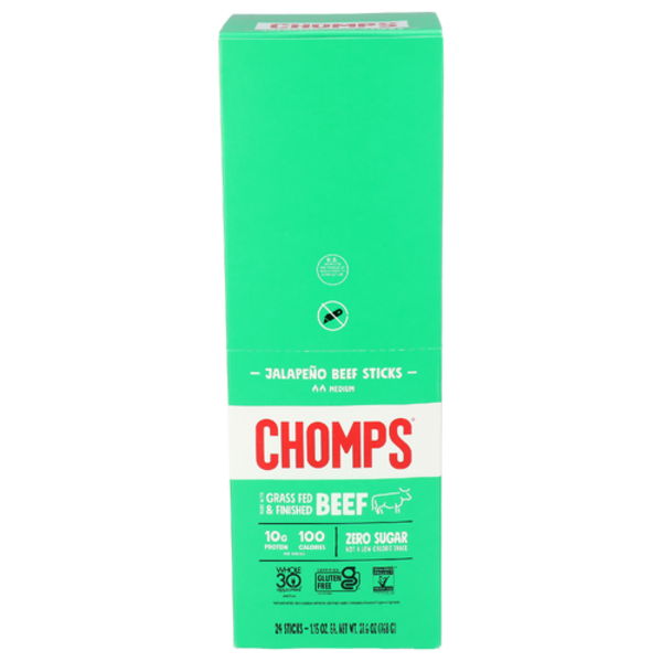 Chomps Jalapeno Beef Stick 24 Pack Case