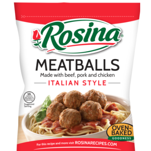 Frozen Rosina - Italian Style Meatballs -  0.5 oz/10 lbs