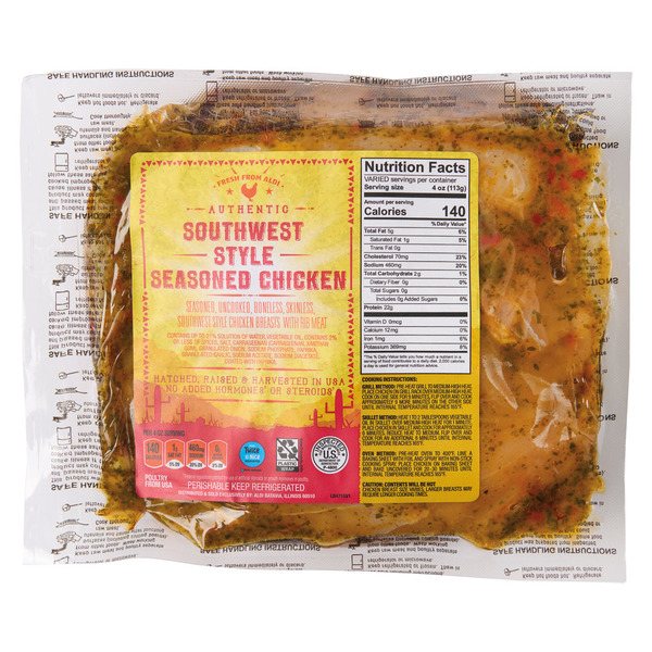 Southwest Style Seasoned Chicken Breasts