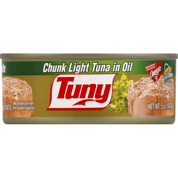 Tuny Tuna, Chunk Light, in Oil