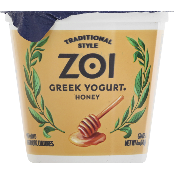 Zoi Greek Yogurt Yogurt, Greek, Honey, Traditional Style Same-Day