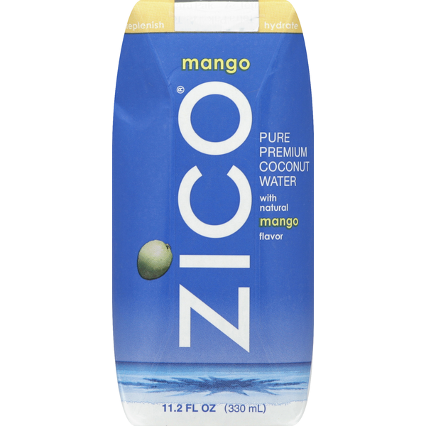 ZICO Coconut Water, Pure Premium, Mango Same-Day Delivery