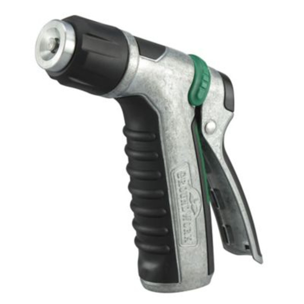 Ground Work 3-Pattern Metal Trigger Hose Nozzle